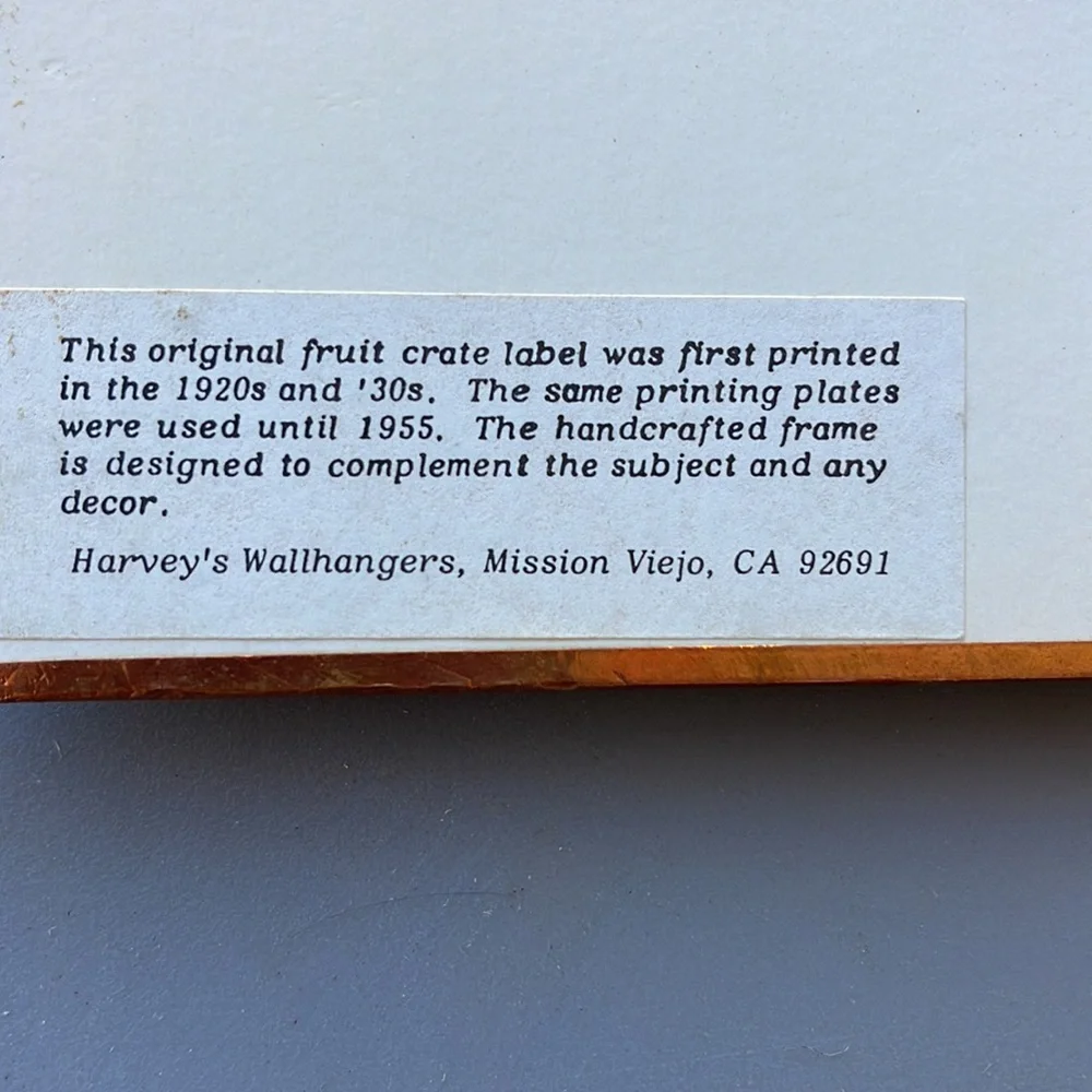 Avenue Orange Crate label Riverside County California Victoria Euclid Avenue - Picture 3 of 5